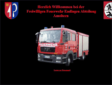 Tablet Screenshot of feuerwehr-amoltern.de